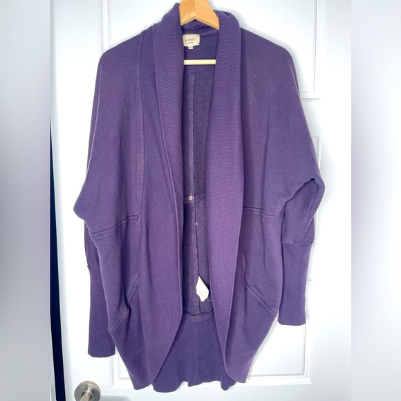 ARITZIA Wilfred Diderot Purple Cocoon  Cardigan Size Small - Picture 2 of 13